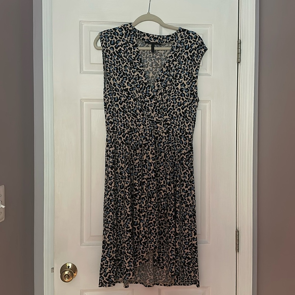 BCBG Dress Leopard Print Size L